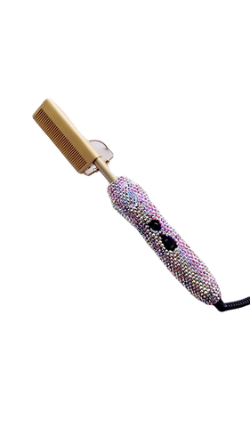 Blinged Pressing Comb